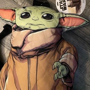 STAR WARS THE MANDALORIAN THE CHILD: Backpack Soft w Zipper & Adjustable Straps